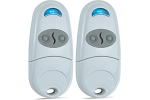 AISCHENS 2PCS Telecomando Cancello Universali per Garage Cancelli, Trasmettitore Portachiavi a 433,92MHz Compatibile con CAME Top432NA/432EE/432EV/432A/432M/432S/T432