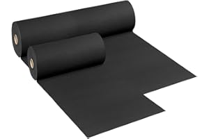 emmevi Tappeto Moquette Nera Antiscivolo Passatoia Corridoio Pavimento Scale Palestra Locale 100x500 Cm