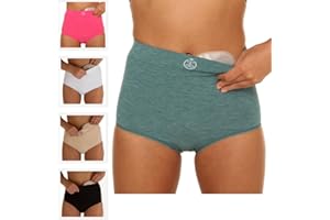 Comfizz Ostomy Underwear for Women – Stoma Knickers for Post-Surgery hernia & C-Section Support – Waist & abdomen support - Soft, Breathable & Secure Fit – Discreet, No-Roll Waist – Durable easy care