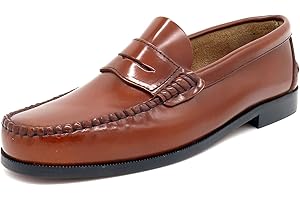 MARTTELY Herren Slipper Business Schuhe Ledersohle Rahmengenäht Premium