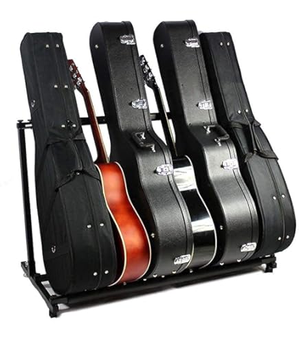 Supporto Per Chitarre A 9 Posti - Pieghevole In Ferro, Per Casa E Studio - Foto 4