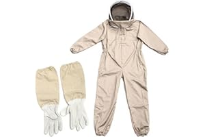 MURMAN Tuta Protezione Per Apicoltura - Tuta Da Apicoltore Completa Per Uomo E Donna | Abbigliamento Apicoltura Con Guanti & Vela Protezione | Tuta Apicoltore Professionale