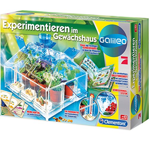 Preisvergleich Produktbild Galileo Experimentieren im Gewächshaus mit Samen, Pflanztöpfchen uvm: Experimentier Set Kasten