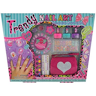 Gloss! Kit de Nail Art Trendy 133 Pièces, Coffret Cadeau-Coffret Maquillage