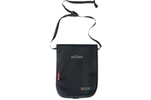 Tatonka saszetka na klatkę piersiową Hang Loose RFID B – portfel do zawieszenia z blokadą RFID – certyfikat TÜV – zapewnia miejsce na co najmniej dwa paszporty (UE) – chroni przed kradzieżą danych – 20 x 14 x 2 cm