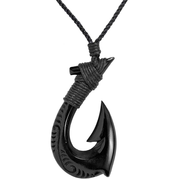Artisanal Collana Tiki Polinesiana Maori - Gioiello Tribale Surf, Spiaggia, Vacanze., polvere ossa di yack