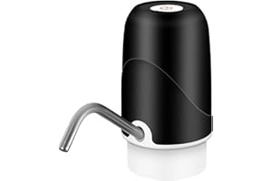 SHUAIGUO Pompe à Bouteille d'eau Distributeur de 5 gallons Chargement USB Eau Potable Automatique électrique Portable Commutateur d'eau, Noir