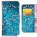 Produktbild Handyhülle Huawei Mate 9 Hülle Tasche, Ougger Blühen Beutel BriefHülle Tasche Bumper Schale Schutzhülle PU Leder Weich Magnetisch Stehen Silikon Haut Flip Cover mit Kartenslot