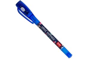 ‎LEGAMI Legami - Stift mit unsichtbarer Tinte, Spia-Stift, Doppelspitze, UV-Licht zum Lesen der unsichtbaren Tinte, für Kinderparty, Thema Space