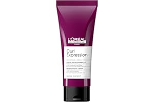 L'Oréal Professionnel, Crème Hydratante Intensive, Cheveux Bouclés à Crépus, Cheveux Secs, Définition de Boucles, Anti Frisottis & Thermoprotecteur, Sans Rinçage, Curl Expression, Serie Expert