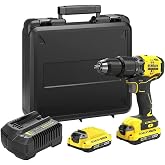 Stanley SBD715D2K-TR 18V 2.0Ah V20 Li-Ion &Ccedil;ift Ak&uuml;l&uuml; K&ouml;m&uuml;rs&uuml;z Darbeli Matkap Standart