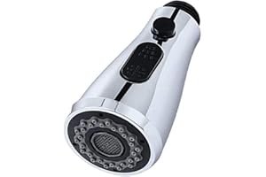 EYANDS Eyand Spayer Head Faucet Spayer Head Sink 3 Functions Spray Head G1/2 Pull Out Spray Head Nozzle for Kitchen Faucet Pull Down Faucet Replacement Spray Head Kitchen Tap Sprayer Spout（plastic）