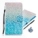 Produktbild Sony Xperia Z5 Schutzhülle Leder Hülle, Alfort 3 in 1 Flip Fashion Design Dual Use Falten Premium PU Leder Flip Mappen Kasten Abdeckung für Sony Xperia Z5 5.2" mit Farbige Kies ( Farbe ) + Netter Staub Stecker + Schwarz Stylus Pen
