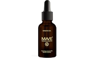 ‎MAVE MAVE Organic Öl 30ml – Natürliches Pflegeöl für Nägel, Haut & Gesicht | Anti-Pickel & Anti-Aging | Stärkt Nägel, pflegt Nagelhaut | Unterstützt bei Nagelpilz | Glättet & Schützt vor Falten