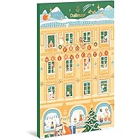 Dallmayr Adventskalender mit 24 Pyramidenbeuteln aus feinsten Teesorten