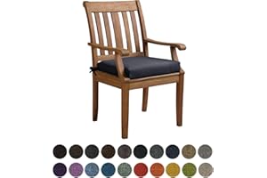 ‎KIMGULL Kimgull Bankauflage Sitzkissen, Bequeme Waschbare Rutschfestes Sitzkissen für Gartenbank Schaukel, Terrasse, Esstisch, Bank, Drinnen, Viele Farben und Größen,(50X50X8CM Schwarz)