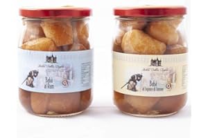Babà Napoletano | Rhum e Limoncello | 2 Vasetti 400Gr | Antiche Fattorie Templari | Dessert Tipico Campano | Dolce Artigianale Napoli | Idea Regalo