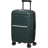 Samsonite Neo Flux Cabin Trolley Case, 55 cm | Jungle Green, Expandable Hardcase, 55H x 35W x 23D cm, 39/45 L, 6 lbs, with TS