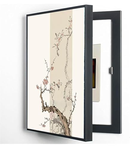 Copri Contatore Elettrico Decorativo ZORZA - Quadro Appeso Con Staffa, Lega Alluminio, 40x30cm - Foto 7