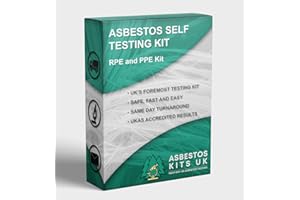 Asbestos Home Testing/Sampling Kit UK (1x Sample) Same Day Results from UKAS Accredited Laboratory –– Supplied with Industry Rated Protective Equipment - Asbestos Kits UK Ltd