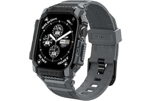 Spigen Rugged Armor Pro Case with Strap Band Compatible with Apple Watch Series 11/10 46mm (2025/2024)