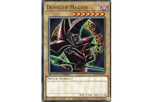 SBC1-DEG10 - Dunkler Magier - Common - 1. Auflage - DEUTSCH - Speed Duel: Streets of Battle City - mit LMS Trading Fieldcenter-Karte Yugioh
