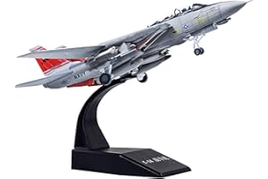 Lose Fun Park 1:100 Modello di Aereo Militare F-14 Diescast Fighter Modello di Aereo da Caccia in Lega