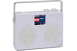 RLINE Soundab Two, White, Radio DAB Portatile, DAB+, Bluetooth