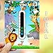 Baby Safe Ideas Jungle Animals Nursery Room Thermometer - Using Latest Easy Read Colour Changing Technology - Also Great for Adults!