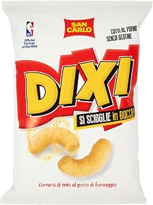 Dixi San Carlo Snack Salati di Mais Cornetti al Formaggio 105g