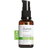 The Purest Solutions, Barrier Strengthening and Soothing Vitamin B Skin Care Serum 30 ml (10% Niacinamide + Provitamin B5