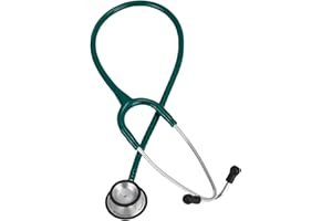 Riester - Stetoscopio Duplex con padiglione dofono in alluminio leggero galvanizzato, con anelli di protezione anti-freddo, per adulti, per uso lavorativo e ospedaliero, colore verde, 51303