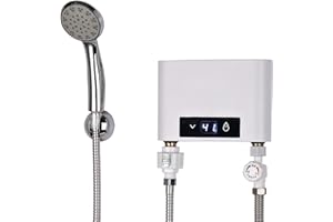 CJHZQYY Mini Durchlauferhitzer Elektrische Durchlauferhitzer, Mini Instant Warmwasserbereiter Durchlauferhitzer Tankless für Badezimmer Küche