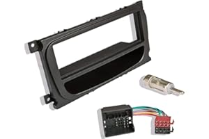 INEXACCESSORIES Inex Facia Fitting Kit Black 1 DIN Black Car CD Stereo Adaptor Surround IX-FK-FD-106