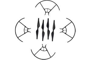 KEESIN Tello Hélice CW CCW hélices Props Lame à Faible Bruit et hélice Prop Guard pour DJI Tello Drone Noir