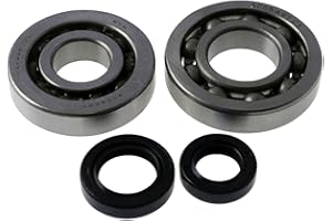 KH-PERFORMANCE Kurbelwellenlager Set C3 KH inklusive Wellendichtringe für KYMCO Yager/Spacer 50cc, Yup, TB Off