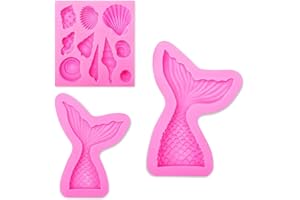 3Pack Coquillage Moule et Sirène 