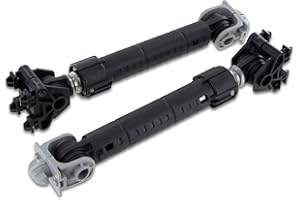 ‎DL-PRO DL-pro 2x Stoßdämpfer für Bauknecht Whirlpool 481246648088 Suspa 120N 06230027 Indesit C00313104 Dämpfer Reibedämpfer Schwingungsdämpfer mit 10 mm Bohrung für Waschmaschine Waschgerät