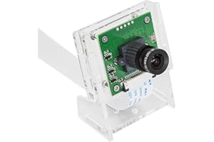 Arducam for Raspberry Pi Camera Module with Case, OV5647 Sensor Adjustable and Interchangeable Lens M12 Board, Focus and Angle Enhancement for Raspberry Pi 5/4/3/3 B+, and More