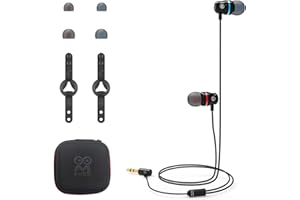M AMVR AMVR Auriculares con Aislamiento De Ruido Quest 2 VR Auriculares, con 3D 360 Grados Sonido In-Ear Auriculares Y Auriculares Titulares De Silicona (Negro)