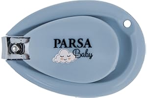 PARSA Beauty Baby Nagelknipser (blau) – Nagelknipser für Fingernägel und Fußnägel – präzises und sanftes Schneiden der zarten Babynägel – Fingernagel Knipser – Nagelknipser Fußnägel