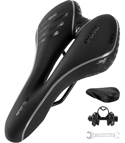 Selle Vélo Ergonomique Au Gel – Confort Longue Distance, Antidérapante, Imperméable – Compatible VTT, Route, BMX