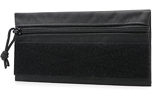 Qavctw Sac tactique d'administration avec crochet et boucle pour ranger les outils, les collations, les bonbons, les poches à suspendre