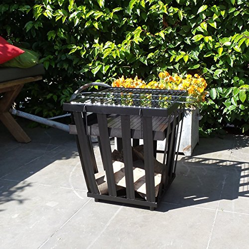 Feuerkorbe Cube – Feuerstelle und Grill in einem - 2