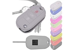 MT KEY Key Soft Case Cover Cubierta para la Cubierta de la tecla Cubierta Protectora de Silicona Peugeot 208 508 Traveller Spacetourer 308 II 301 2008