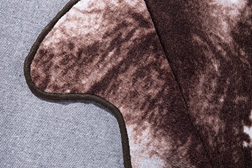 Andiamo 1100257 Teppich Amarillo, Kunstfell, 133 x 220 cm, braun - 4