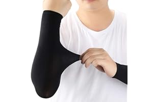 IOUTDOOR Arm Sleeves UV Protection,Arm Warmers Support Stretchy Anti-slip,Compression Sleeves to Cover Arms Womens Mens Youth for Covering Tattoo Basketball Running Cycling Gardening Outdoor