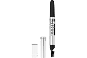 Maybelline New York, Stick de cejas, Efecto laminado, Fórmula en cera, resultado natural, Tattoo Brow Lift Stick, Tono 05 Black Brown