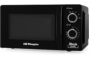 Orbegozo Mi 2117 Four à micro-ondes, 20 l de capacité, 6 niveaux de fonctionnement, minuterie jusqu’à 30 min, 700 W, noir