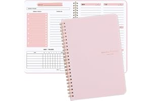 FOGCAYS Appointment Diary 2024-2025 A5 Week to View Planner Academic Diary Undated Daily Planner for Organization Work Planner Organizer Notebook Work Diary & Teacher Planner 21cm*14.5cm